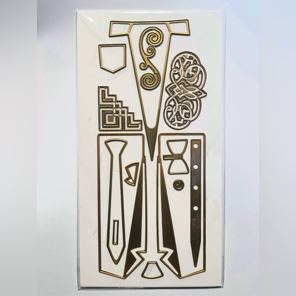 Anna Griffin Carte Homme Suits Design Metal Dies - Picture 3 of 3